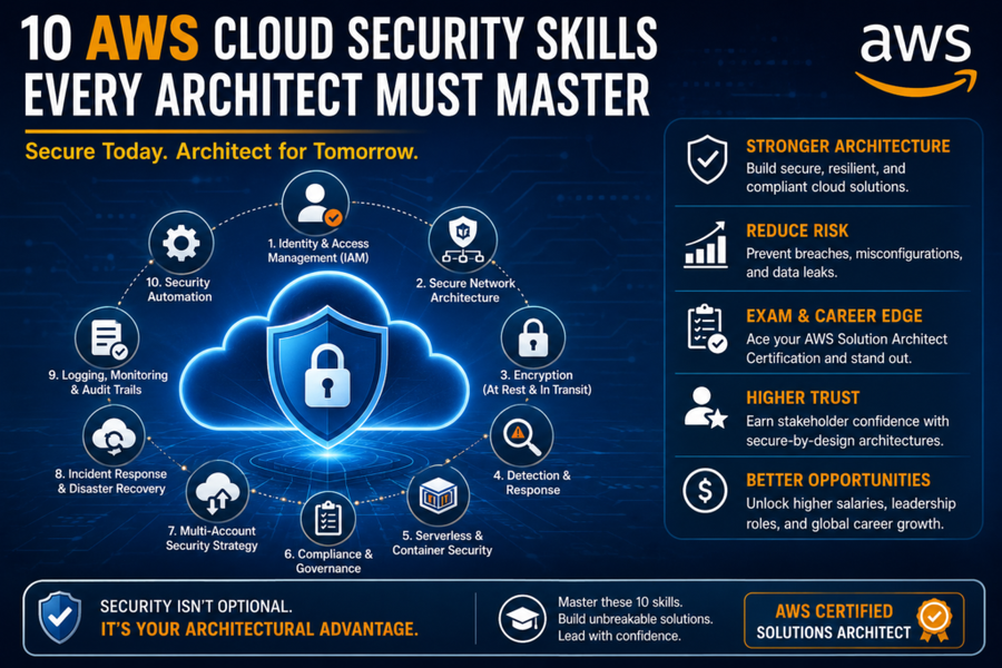 10 AWS Cloud Security Skills Every Architect Must Master