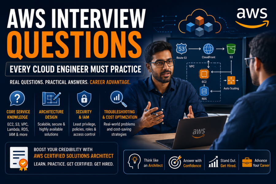 AWS Interview Questions Every Cloud Engineer Must Practice