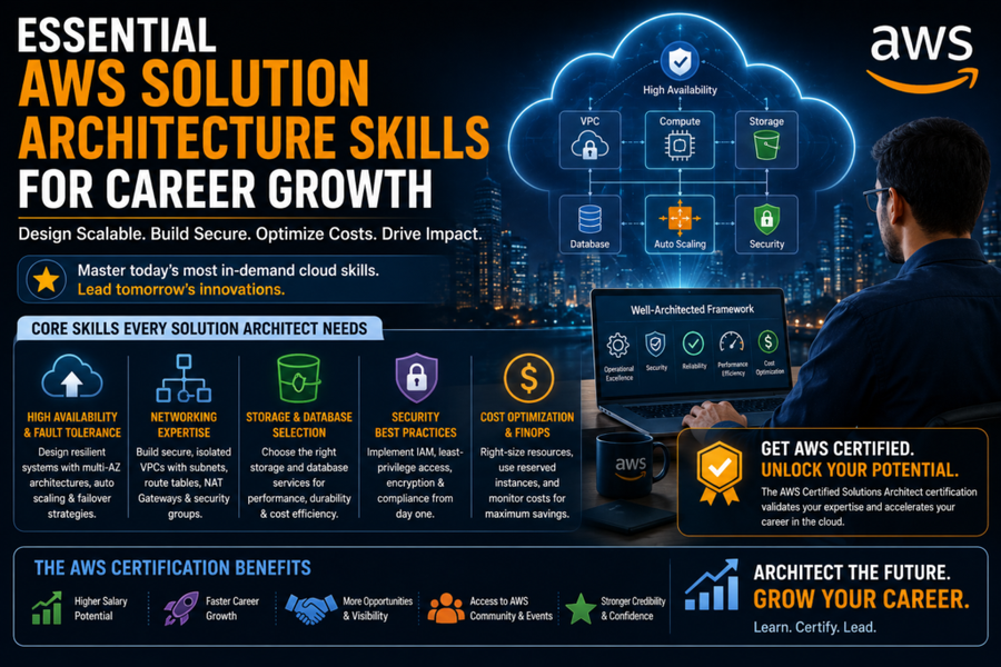 Essential AWS Solution Architecture Skills for Career Growth