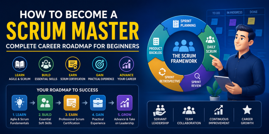 How to Become a Scrum Master: Complete Career Roadmap for Beginners
