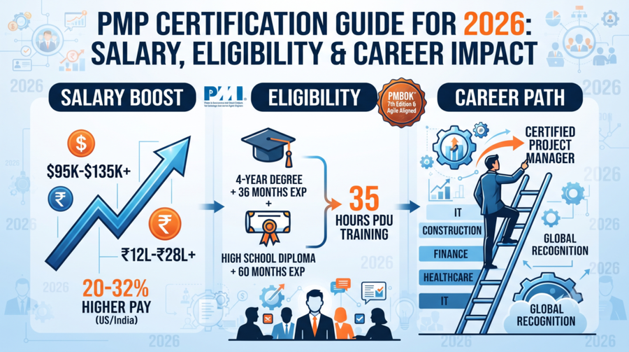 PMP Certification: Salary, Eligibility & Career Guide for 2026